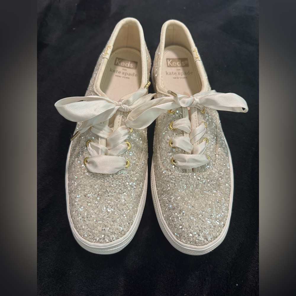Keds X Kate Spade New York Triple Glitter Sneakers